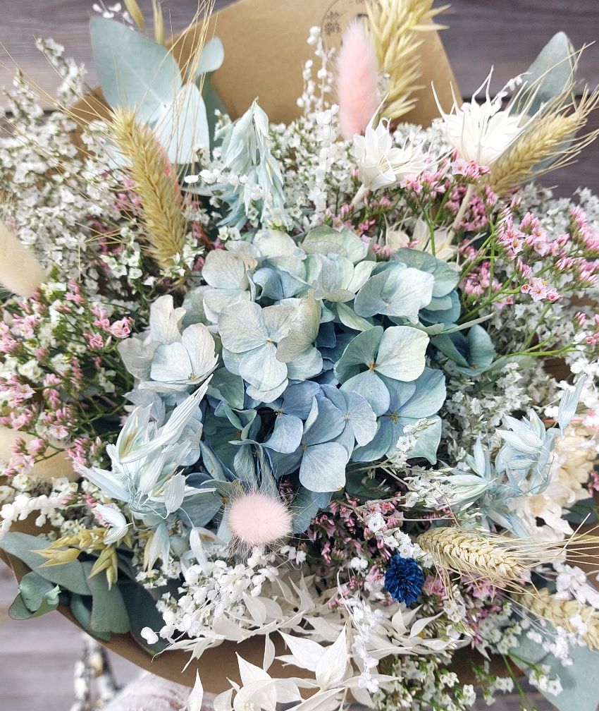 Bouquet de fleurs pastels Sœurettes