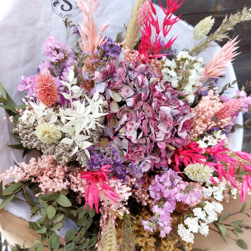Bouquet de fleurs séchées Sœurettes
