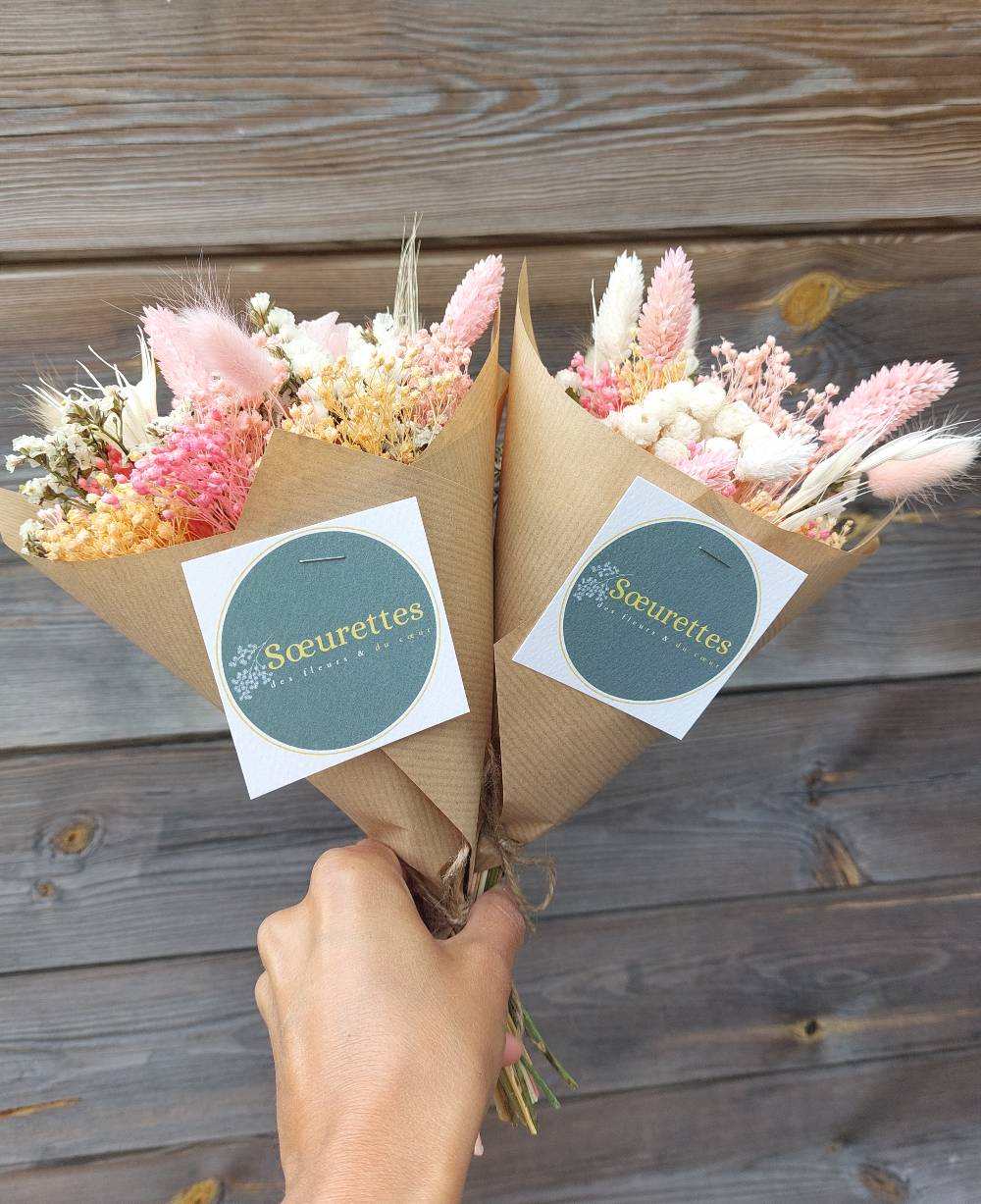 Bouquets de fleurs séchées S, réalisés par Sœurettes, atelier de création à Pacé Bouquets de fleurs séchées S, réalisés par Sœurettes, atelier de création à Pacé