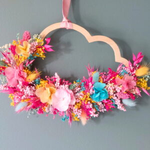 Nuage fleuri Carnaval réalisé par Soeurettes à Pacé